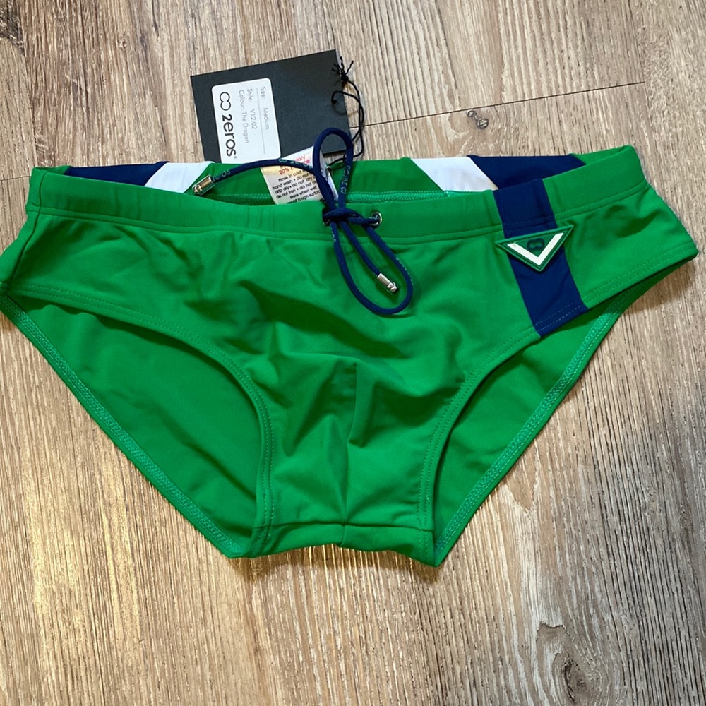 2Eros Green and Blue Men's Swim Trunks